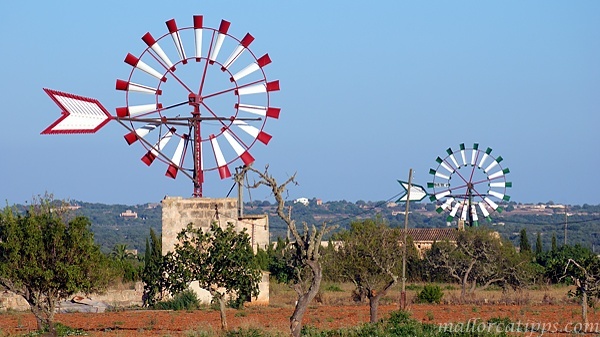 Windräder in der Nähe von Campos